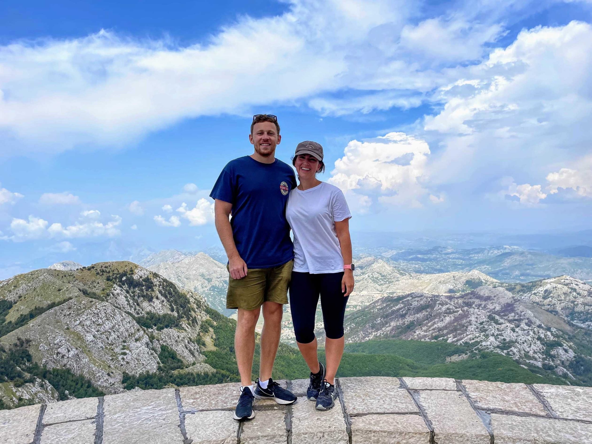 Laura and Andrew at Lovcen National Park Mointenegro